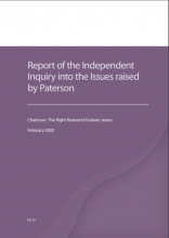 Report of the Independent Inquiry into the Issues raised by Paterson